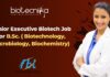 Junior Executive Biotech Job