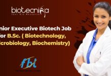 Join Fermenta Biotech as a Junior Executive in Biotech Production! Junior Executive Biotech Job