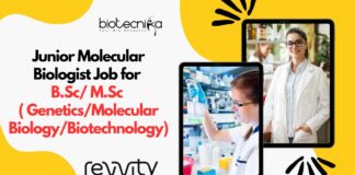 Junior Molecular Biologist Job