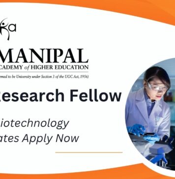 Junior Research Fellow, MAHE | MSc Biotechnology Candidates Apply Now Junior Research Fellow, MAHE | MSc Biotechnology Candidates Apply Now