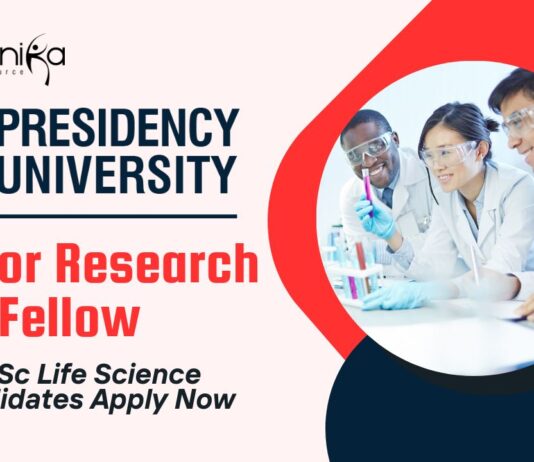 Junior Research Fellow at Presidency University – MSc Life Science Candidates Apply Now