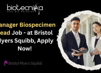 Manager Biospecimen Lead Job - at Bristol Myers Squibb