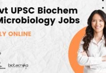 Microbiology Jobs UPSC 2025