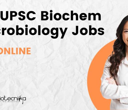 Microbiology Jobs UPSC 2025