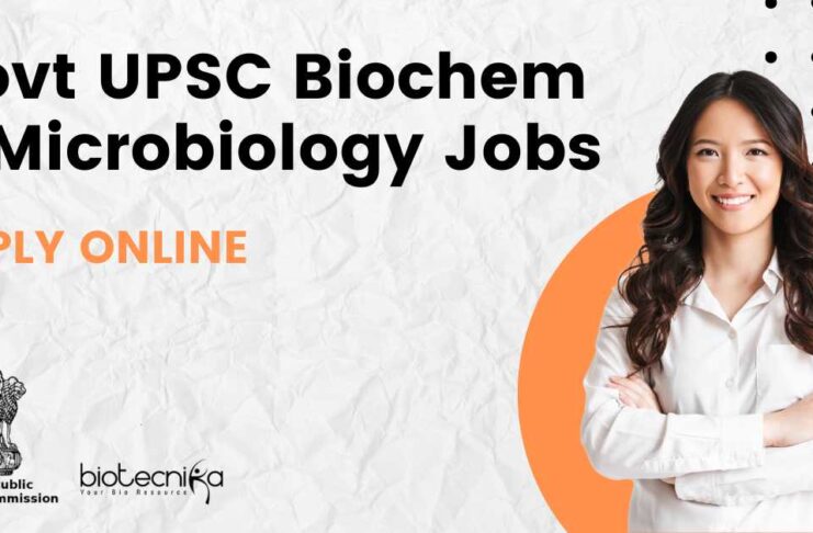 Microbiology Jobs UPSC 2025