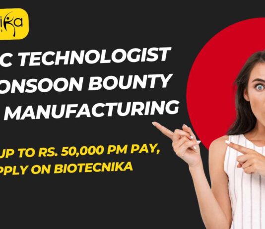QA/QC Technologist Jobs Chennai