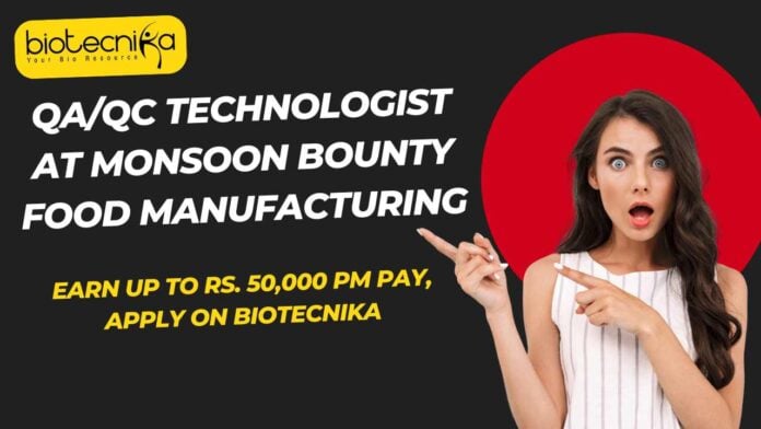 QA/QC Technologist Jobs Chennai