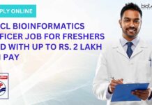 HPCL Bioinformatics Officer Job For Freshers PhD