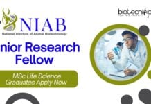 NIAB Junior Research Fellow Opening – MSc Life Science Graduates Apply Now
