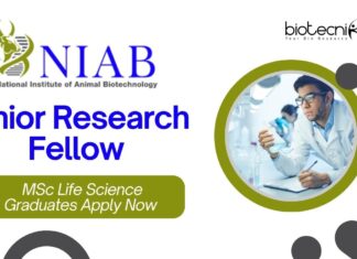 NIAB Junior Research Fellow Opening – MSc Life Science Graduates Apply Now