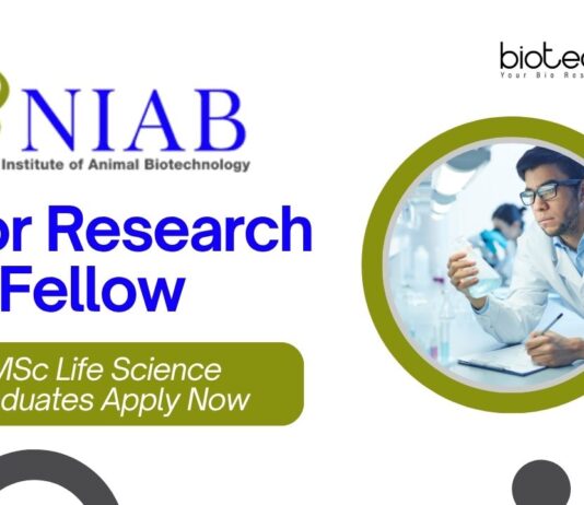 NIAB Junior Research Fellow Opening – MSc Life Science Graduates Apply Now