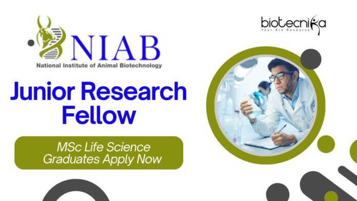 NIAB Junior Research Fellow Opening – MSc Life Science Graduates Apply Now