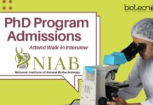 NIAB PhD Program Admissions - Attend Walk-In Interview