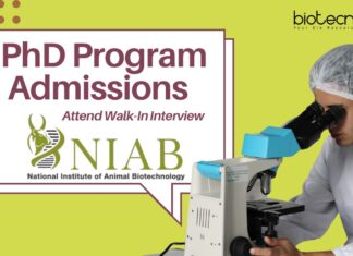 NIAB PhD Program Admissions - Attend Walk-In Interview