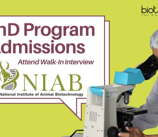NIAB PhD Program Admissions - Attend Walk-In Interview
