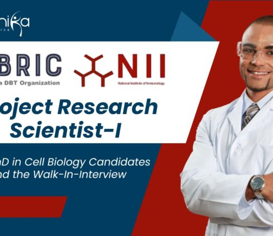 NII Delhi Project JRF Jobs | MSc or PhD in Cell Biology Candidates Attend the Walk-In-Interview