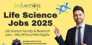 NIPER Raebareli Life Science Jobs 2025 – Apply by 18 June