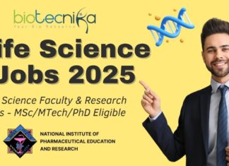 NIPER Raebareli Life Science Jobs 2025 – Apply by 18 June