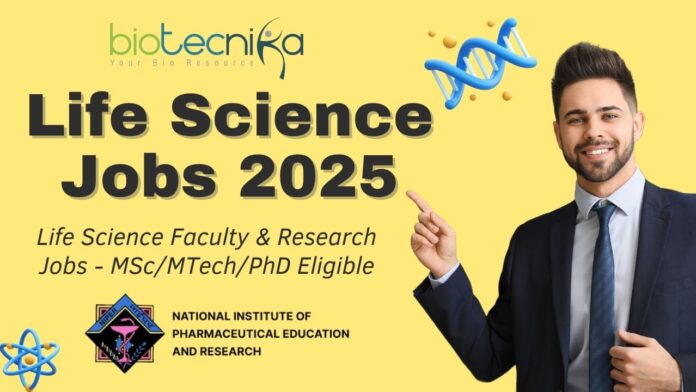 NIPER Raebareli Life Science Jobs 2025 – Apply by 18 June