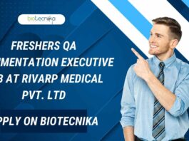 Freshers QA Jobs at Rivarp Medical Pvt. Ltd.