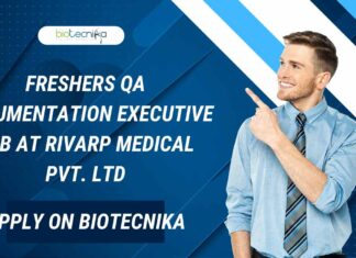 Freshers QA Jobs at Rivarp Medical Pvt. Ltd.