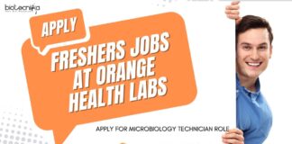 Freshers Microbiology Jobs at Orange Health Labs