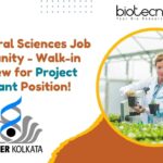 Agricultural Sciences Job Opportunity - Walk-in Interview for Project Assistant Position!
