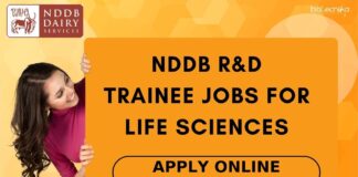 NDDB R&D Trainee Jobs For Life Sciences