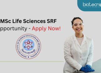 MSc Life Sciences SRF Opportunity - Apply Now!