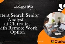 Patent Search Senior Analyst - at Clarivate