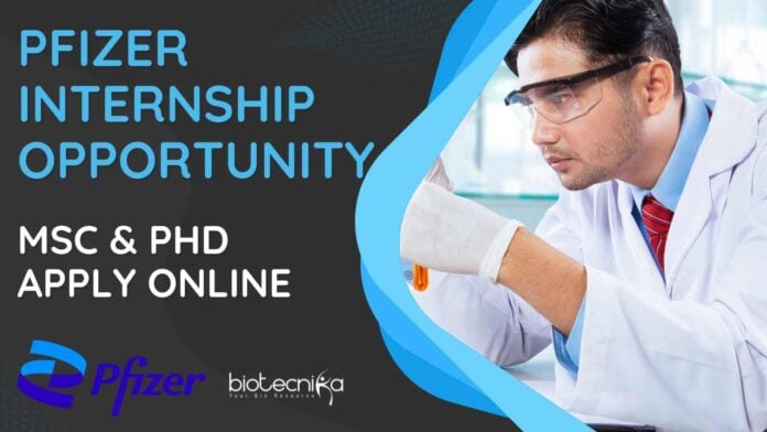 Pfizer Biophysics Internship