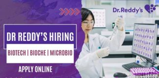 Dr. Reddy's Labs Microbiology Jobs