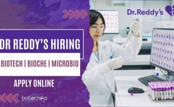Dr. Reddy's Labs Microbiology Jobs