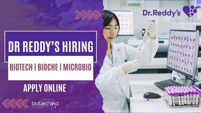 Dr. Reddy's Labs Microbiology Jobs