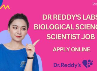Dr Reddy's Labs Biological Sciences Scientist