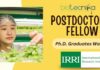 Postdoctoral Fellow in Mechanization & Postharvest Research