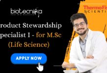 Product Stewardship Specialist I