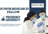 JRF at Presidency University – MSc Plant Biotechnology Graduates Attend the Walk-In-Interview 