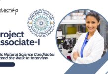 Project Associate-I at IIT Roorkee | MSc Natural Science Candidates Attend the Walk-In-Interview Project Associate-I at IIT Roorkee | MSc Natural Science Candidates Attend the Walk-In-Interview