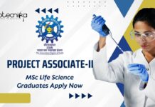 Project Associate-II at CSIR-IMTECH | MSc Life Science Graduates Apply Now