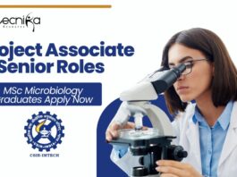 Project Associate & Senior Roles at IMTECH | MSc Microbiology Graduates Apply 