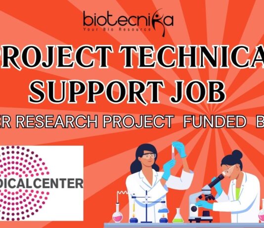 Project Technical Support Job at TTCRC – Apply by June 15