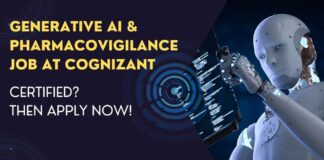 Generative AI & Pharmacovigilance Job at Cognizant
