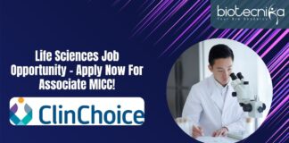 Life Sciences Job Opportunity - Apply Now For Associate MICC!