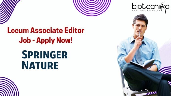 Locum Associate Editor Job - Apply Now!