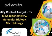 QC Analyst Jobs in Bengaluru at Cepheid, Apply Now!