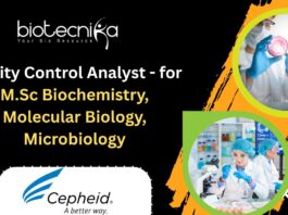 QC Analyst Jobs in Bengaluru at Cepheid, Apply Now!