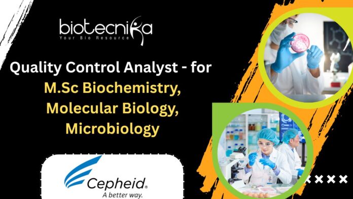 QC Analyst Jobs in Bengaluru at Cepheid, Apply Now!