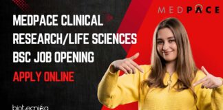 Medpace Clinical Research/Life Sciences BSc Job