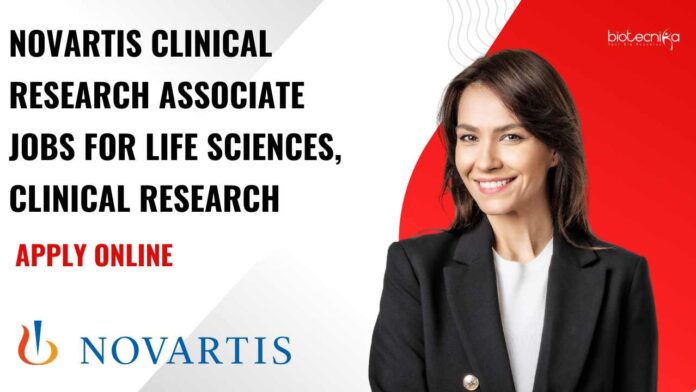 Novartis CRA Jobs For Life Sciences